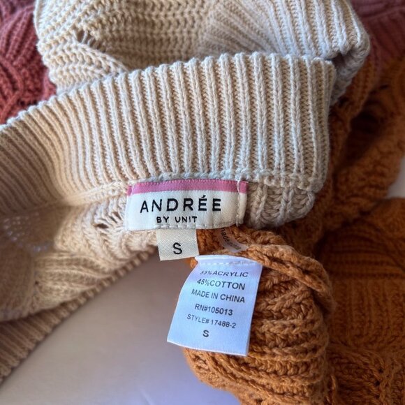 Sweater ANDREE by unit Orange Sweater Size Small - Picture 6 of 10